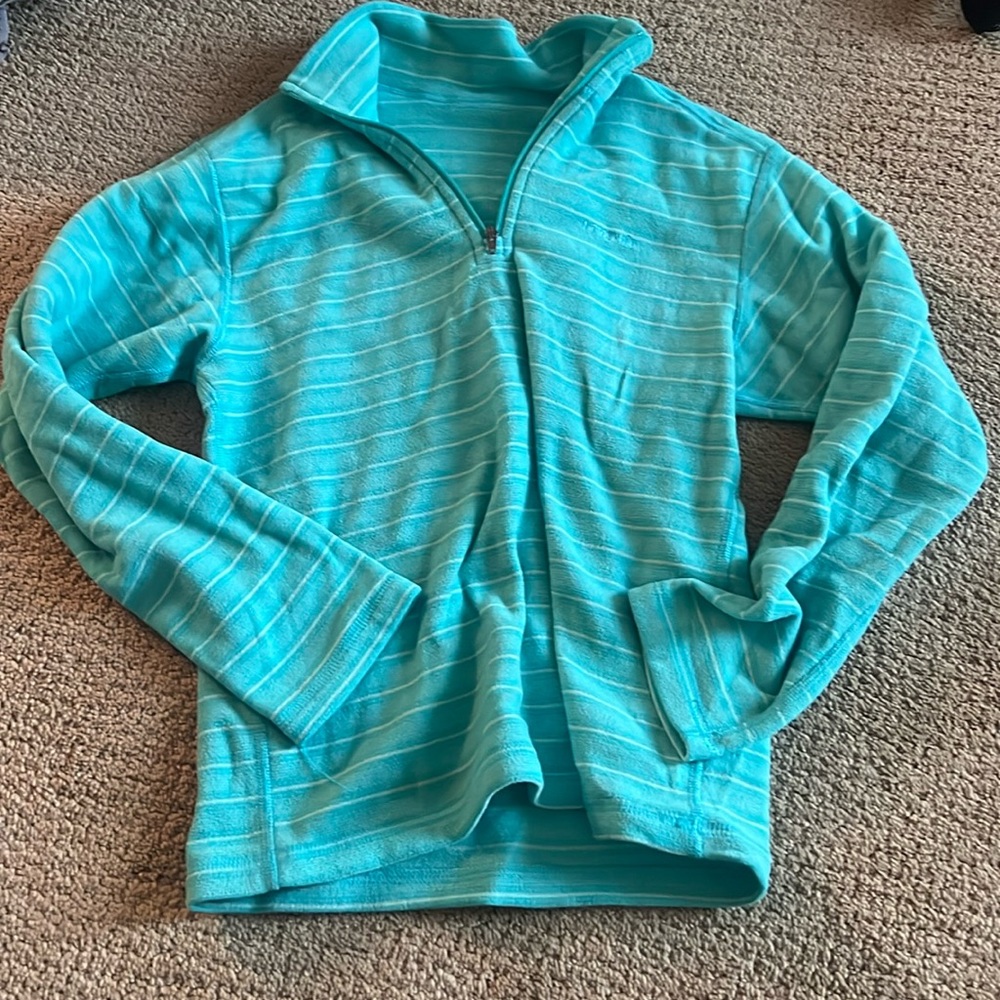 Blue girls, Patagonia, quarters zip size:s